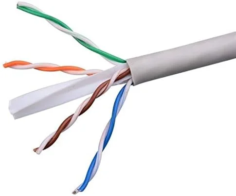 کابل شبکه دی-لینک Cat 6 UTP مناسب فضای باز برای روتر، 100 متری (سفید) کابل شبکه دی-لینک Cat 6 UTP مناسب فضای باز برای روتر، 100 متری (سفید)