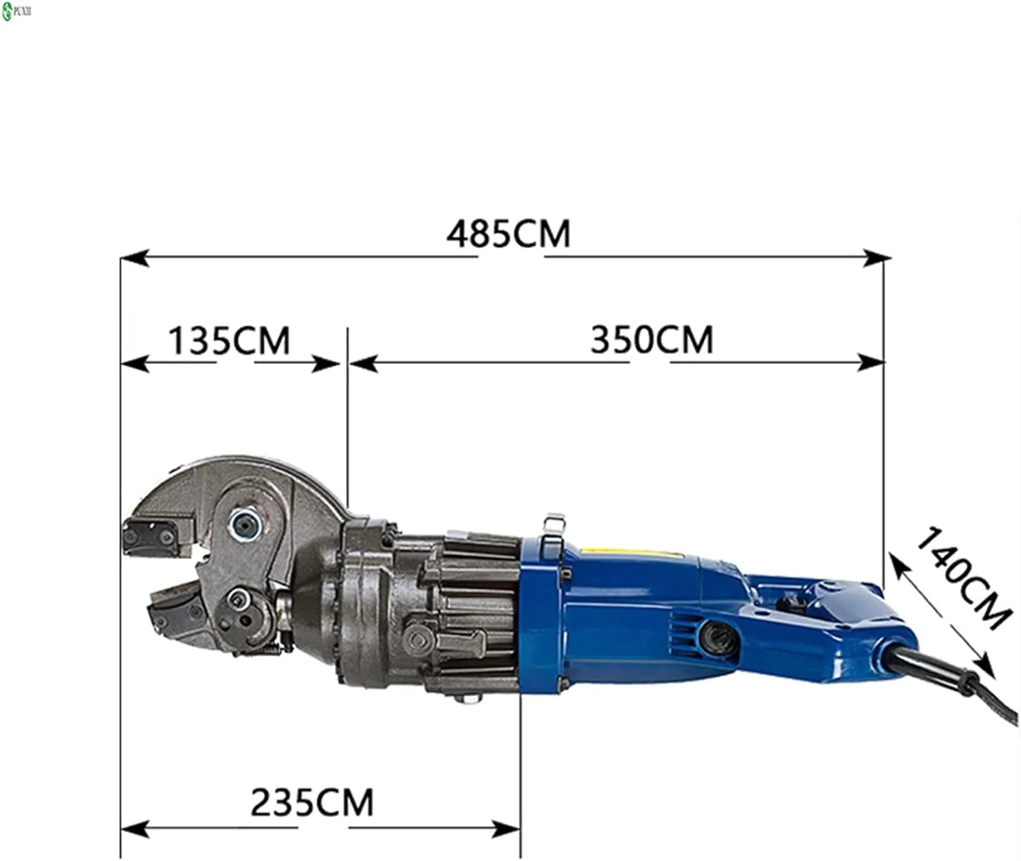 قیچی میلگرد برقی TTGLRT، قیچی برقی، برش هیدرولیک، دستگاه برش فولاد قابل حمل، ابزار قیچی میلگرد برای برش انواع میلگردهای فولادی