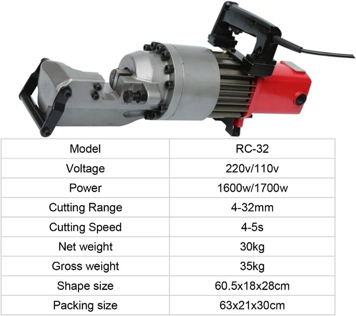 برش میلگرد برقی TTGLRT مدل RC-32، برش هیدرولیک میلگرد، دستگاه برش میلگرد برش میلگرد برقی TTGLRT مدل RC-32، برش هیدرولیک میلگرد، دستگاه برش میلگرد