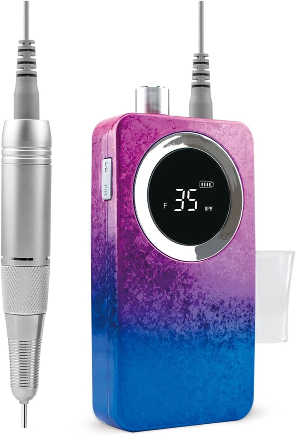 دستگاه سوهان برقی ناخن شارژی Shandongmt، دریل برقی ناخن 35000 دور در دقیقه به همراه مجموعه مته برای ابزار حرفه ای آرایشی، مته های بی سیم (رنگ: بنفش) دستگاه سوهان برقی ناخن شارژی Shandongmt، دریل برقی ناخن 35000 دور در دقیقه به همراه مجموعه مته برای ابزار حرفه ای آرایشی، مته های بی سیم (رنگ: بنفش)