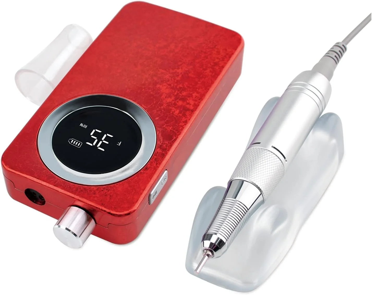 دستگاه سوهان برقی ناخن شارژی Shandongmt، دریل برقی ناخن 35000 دور در دقیقه به همراه مجموعه مته برای ابزار حرفه ای آرایشی، مته های بی سیم (رنگ: بنفش) دستگاه سوهان برقی ناخن شارژی Shandongmt، دریل برقی ناخن 35000 دور در دقیقه به همراه مجموعه مته برای ابزار حرفه ای آرایشی، مته های بی سیم (رنگ: بنفش)