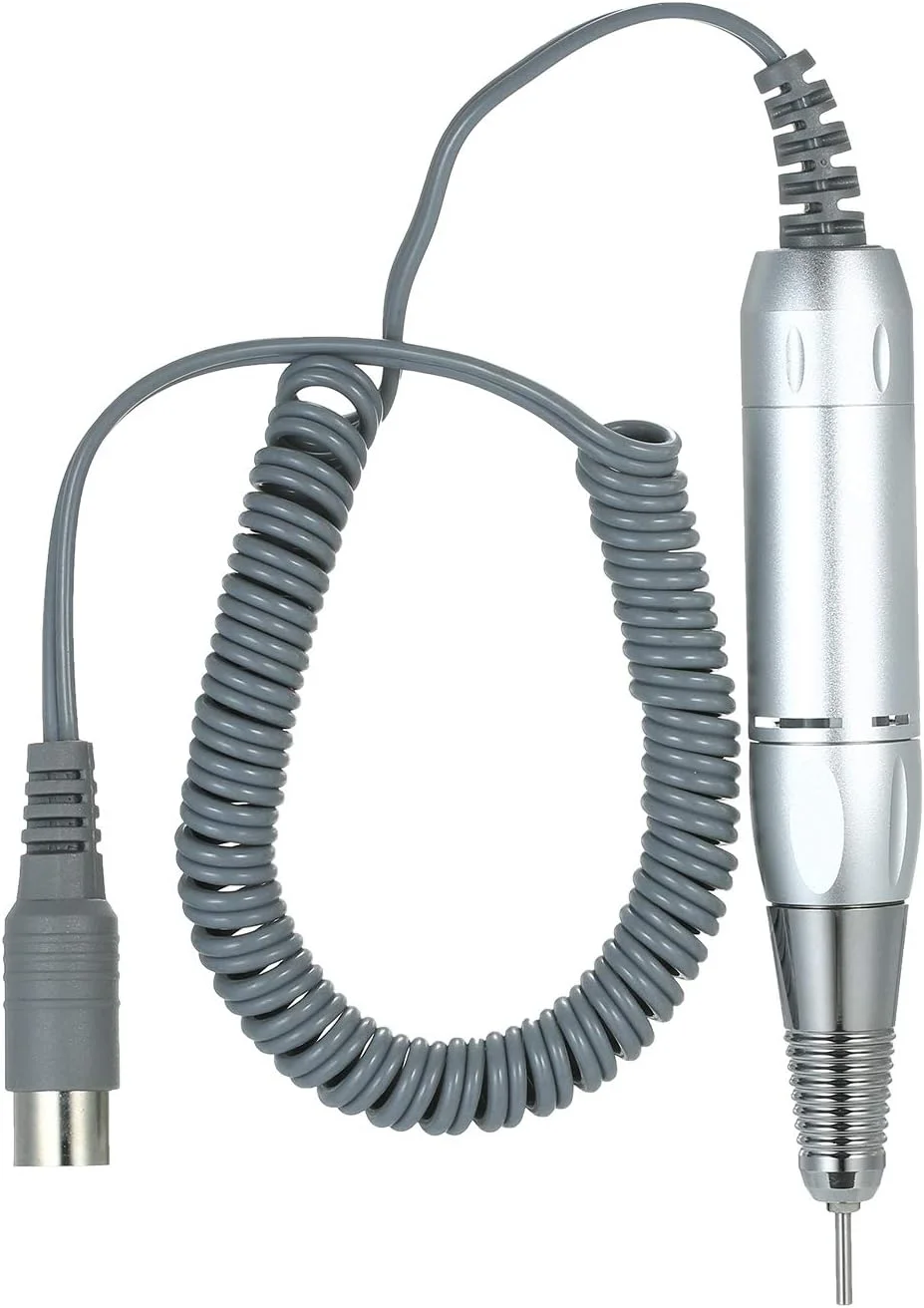 قلم مانیکور ناخن برقی حرفه ای Sunydog، ابزار پولیش و سوهان ناخن، مناسب برای مانیکور و پدیکور، رنگ نقره ای