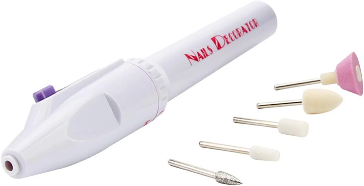 ست ابزار مانیکور و پدیکور برقی TECKEEN، سوهان برقی ناخن، مناسب برای پولیش و فرم دهی