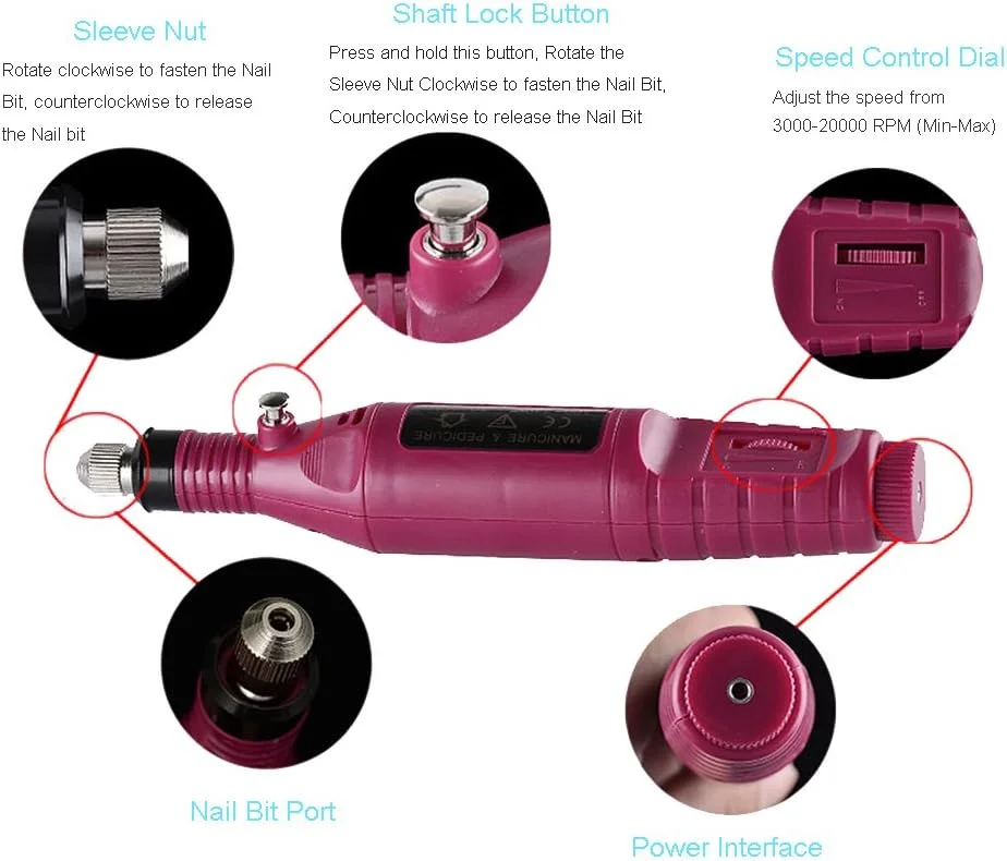 ست ابزار مانیکور و پدیکور برقی قابل حمل Tano، مجموعه ابزار پولیش ناخن، مته ناخن برای مسافرت، منزل و سالن (سبز) ست ابزار مانیکور و پدیکور برقی قابل حمل Tano، مجموعه ابزار پولیش ناخن، مته ناخن برای مسافرت، منزل و سالن (سبز)