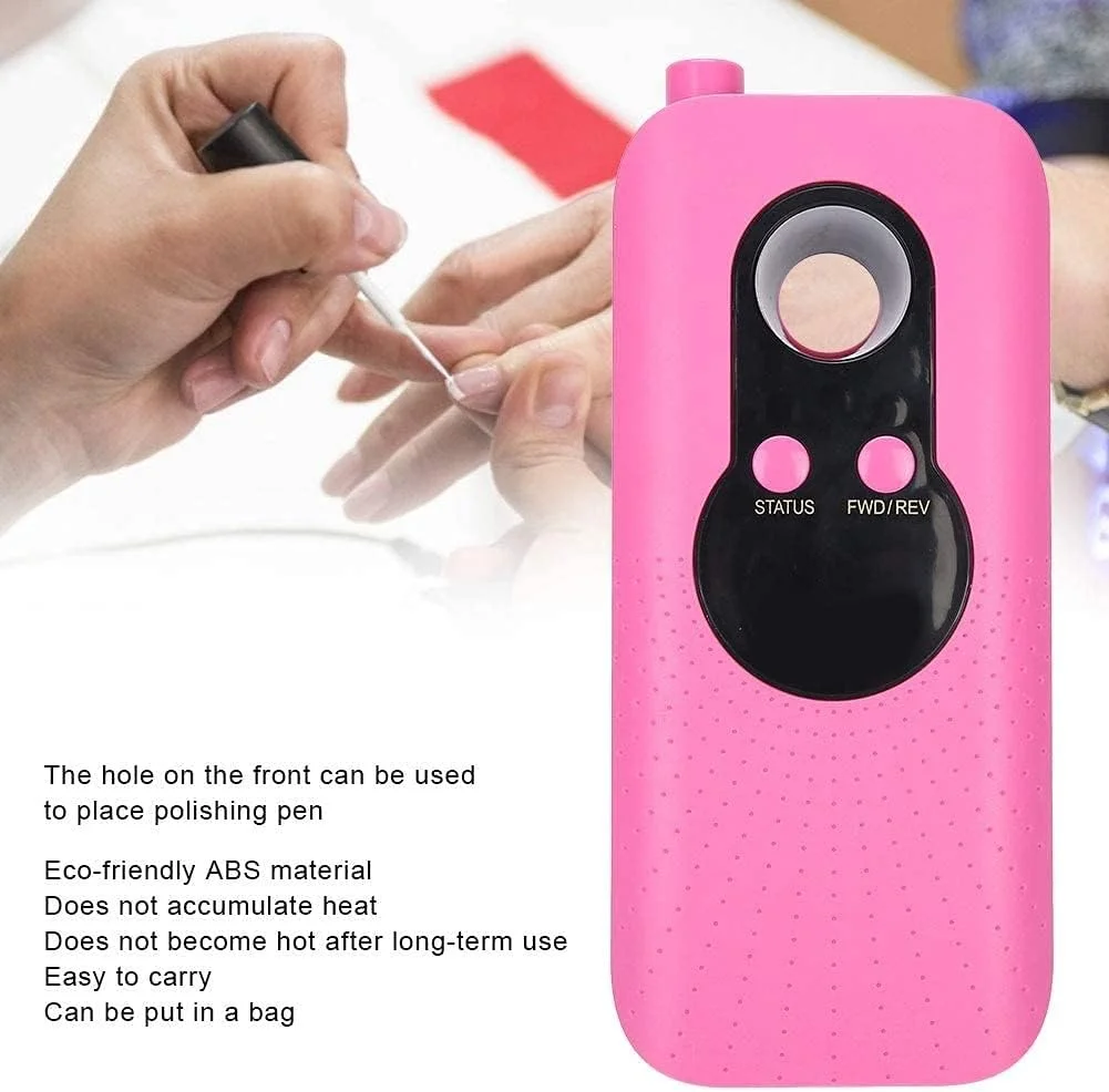 دستگاه سوهان برقی ناخن X&Z-XAOY با سرعت 35000 دور در دقیقه، پولیش ناخن قابل شارژ برای مانیکور و پدیکور ناخن های ژلی و اکریلیک