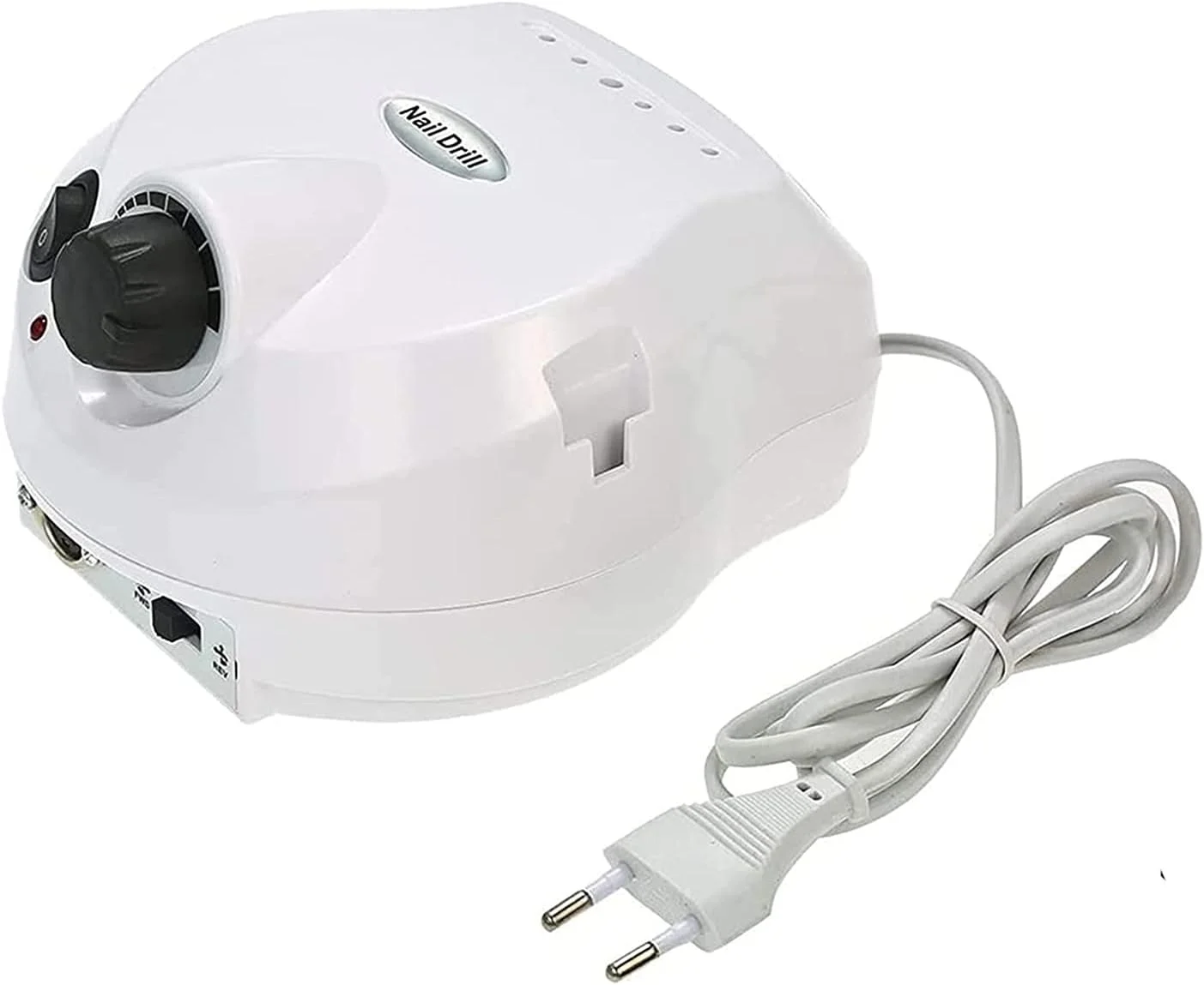 کیت سوهان برقی ناخن X&Z-XAOY، دستگاه پولیش و آسیاب ناخن برقی حرفه ای، دستگاه دریل برقی 30000 دور در دقیقه برای مانیکور و پدیکور ناخن های ژلی آکریلیک، سفید