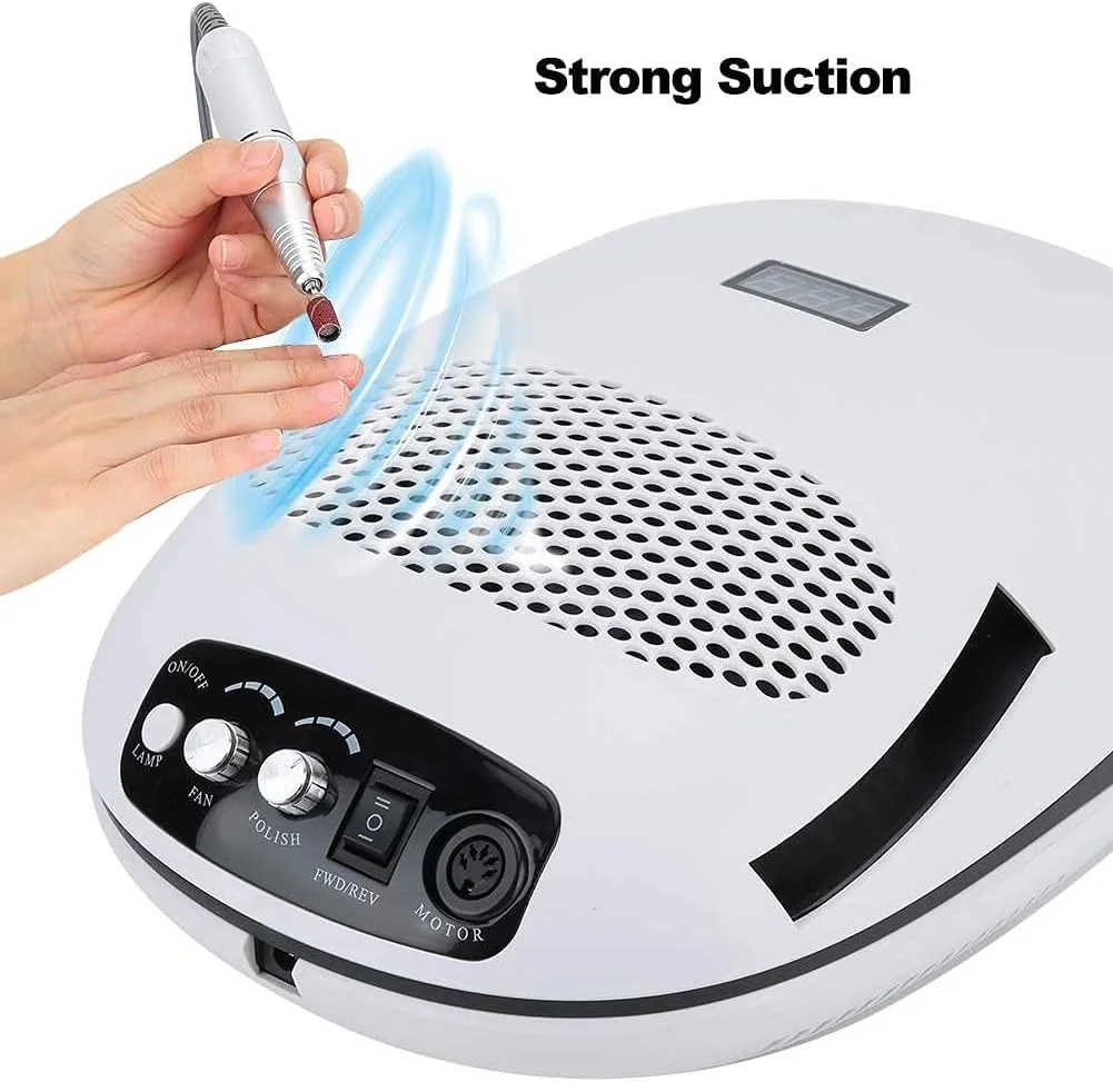 دستگاه سوهان برقی ناخن X&Z-XAOY، کیت قلم سوهان ناخن 3 در 1، دستگاه خشک کن لاک ناخن 35000 دور در دقیقه با نور LED، مناسب برای سالن های آرایشی دستگاه سوهان برقی ناخن X&Z-XAOY، کیت قلم سوهان ناخن 3 در 1، دستگاه خشک کن لاک ناخن 35000 دور در دقیقه با نور LED، مناسب برای سالن های آرایشی