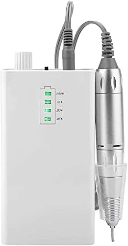 دستگاه سوهان برقی ناخن X&Z-XAOY با سرعت 30000 دور در دقیقه، دستگاه مانیکور قابل حمل و لوازم جانبی بی سیم برای استفاده در سالن یا منزل