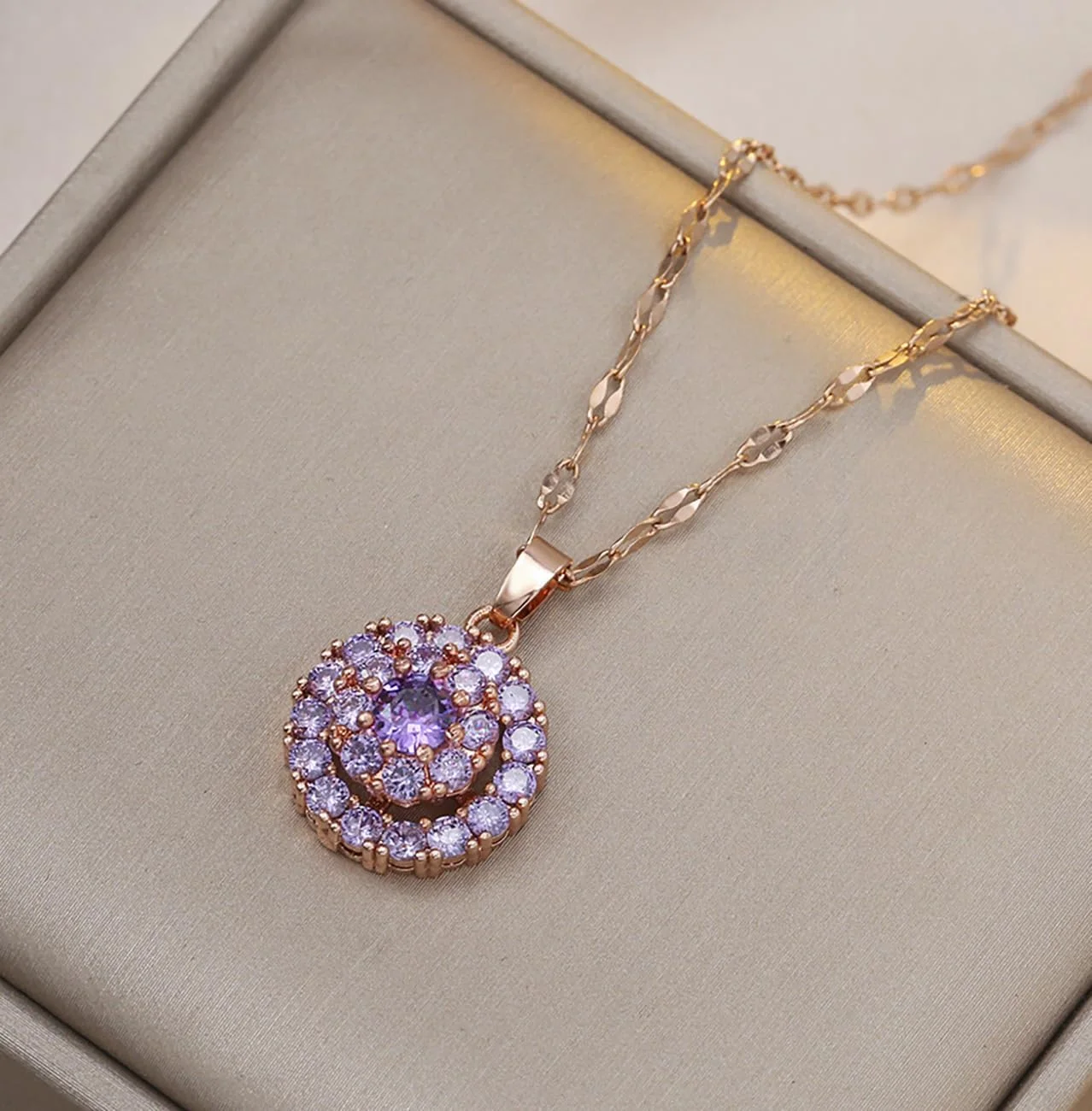 ست جواهرات زنانه Wovanoo شامل انگشتر باز، گردنبند و گوشواره نگین دار، ست جواهرات عروس کریستالی زیرکونیا ست جواهرات زنانه Wovanoo شامل انگشتر باز، گردنبند و گوشواره نگین دار، ست جواهرات عروس کریستالی زیرکونیا