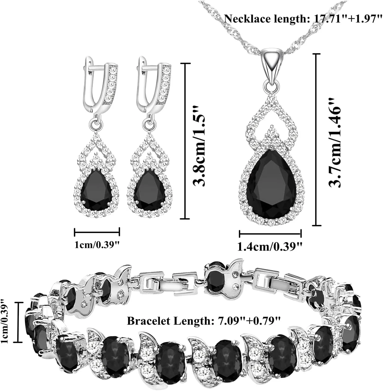 ست جواهرات زنانه LMXXVJ، گردنبند با روکش پلاتین، انگشتر باز، گوشواره و دستبند، هدیه تولد/سالگرد/روز مادر برای مادر/همسر/خواهر/بهترین دوست ست جواهرات زنانه LMXXVJ، گردنبند با روکش پلاتین، انگشتر باز، گوشواره و دستبند، هدیه تولد/سالگرد/روز مادر برای مادر/همسر/خواهر/بهترین دوست