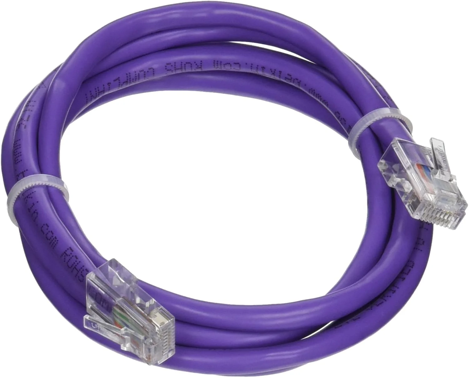 کابل شبکه بلکین - RJ-45 (نر) - RJ-45 (نر) - 1.2 متر - UTP (Cat 5E) - بنفش