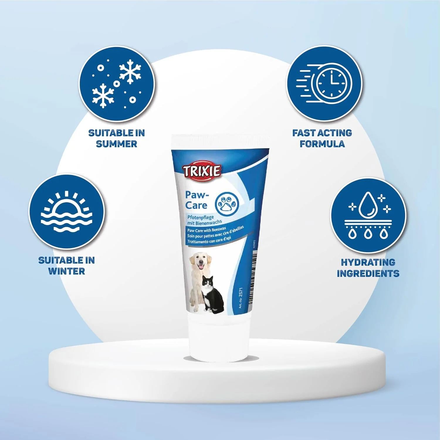 کرم مراقبت از پنجه تریکسی برای سگ و گربه 50 میلی لیتر کرم مراقبت از پنجه تریکسی برای سگ و گربه 50 میلی لیتر