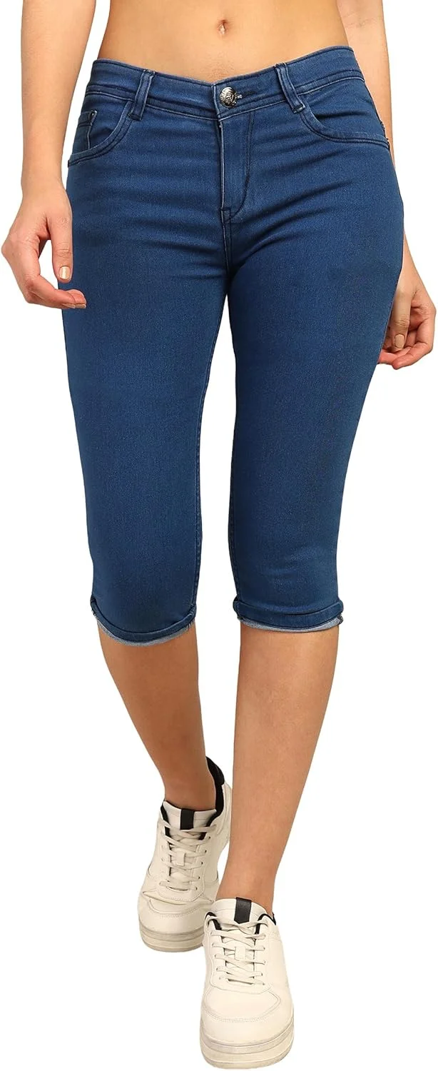 شلوارک زنانه نیفتی جین کشی و جذب شلوارک زنانه نیفتی جین کشی و جذب