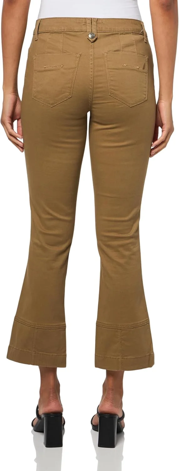 شلوار زنانه ناتیکا مدل دم پا بوت کشی تا مچ پا، جو دوسر، سایز 14