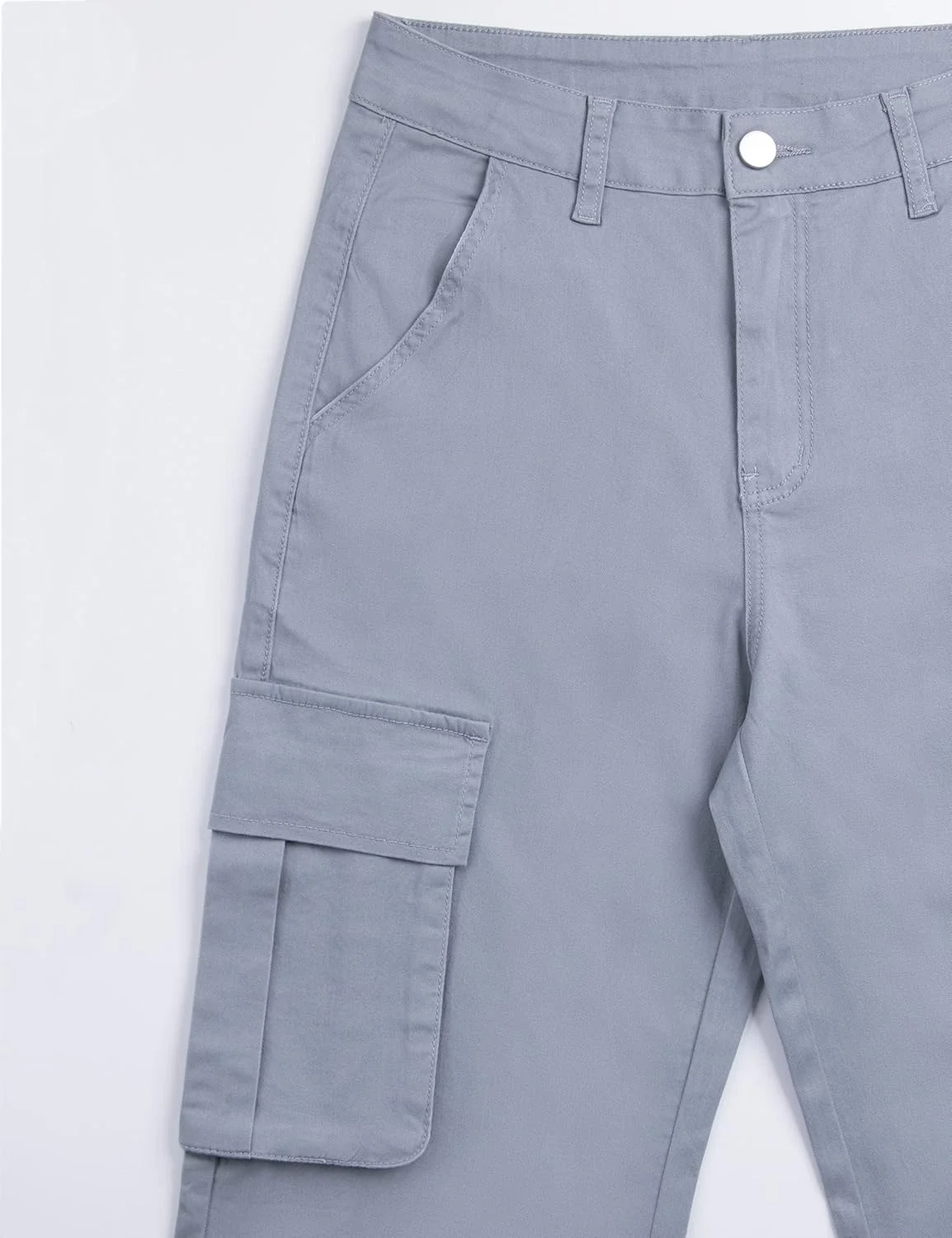 شلوار کارگو زنانه MYOURSA، راسته، کمر بلند، مدل Y2k، دارای جیب شلوار کارگو زنانه MYOURSA، راسته، کمر بلند، مدل Y2k، دارای جیب