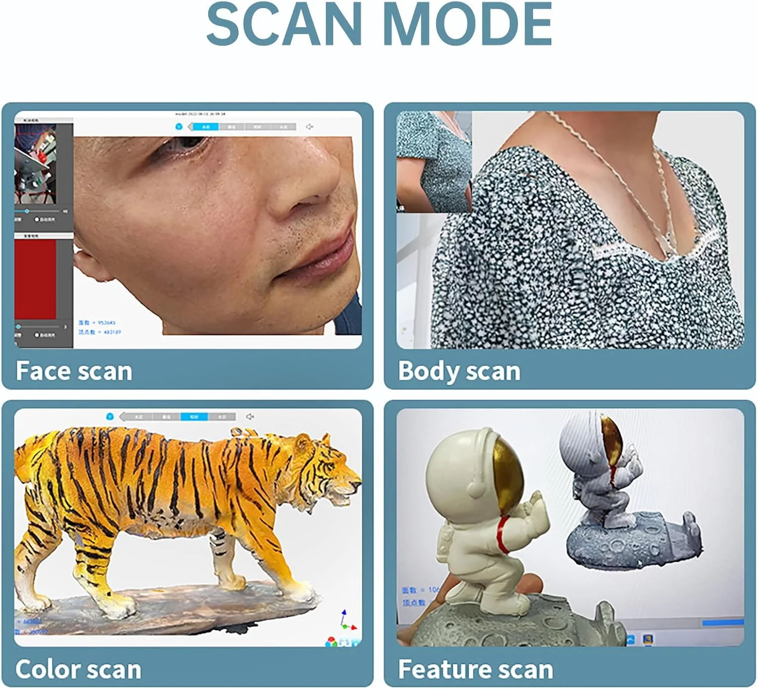 اسکنر سه بعدی دستی Irovami برای چاپ سه بعدی، پشتیبانی از اسکن بدن و مو، سرعت اسکن تا 10 فریم در ثانیه، دقت بالا 0.05 میلی متر، پشتیبانی از خروجی PLY/OBJ/STL، سازگار با Windows8 Android iOS MAC اسکنر سه بعدی دستی Irovami برای چاپ سه بعدی، پشتیبانی از اسکن بدن و مو، سرعت اسکن تا 10 فریم در ثانیه، دقت بالا 0.05 میلی متر، پشتیبانی از خروجی PLY/OBJ/STL، سازگار با Windows8 Android iOS MAC