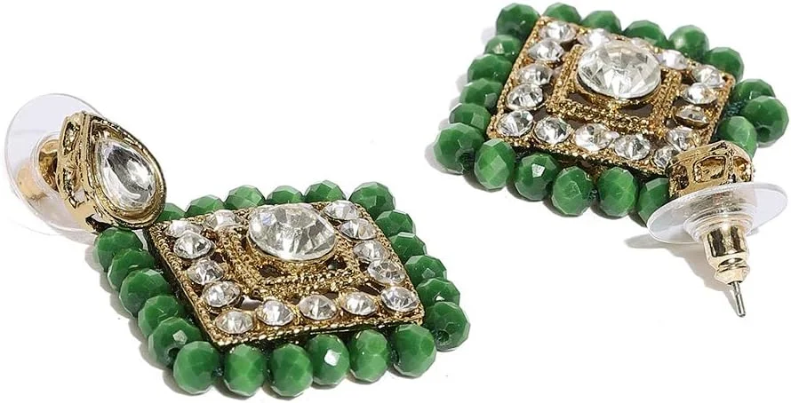 ست جواهرات زنانه ZAVERI PEARLS (سبز) (Zpfk9100) ست جواهرات زنانه ZAVERI PEARLS (سبز) (Zpfk9100)