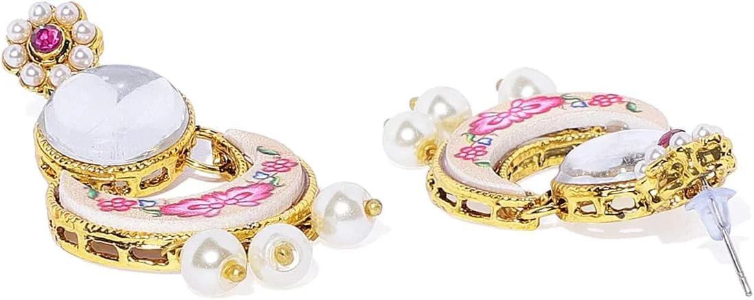ست جواهرات Kundan ZAVERI PEARLS زنانه (طلایی) (Zpfk7839) ست جواهرات Kundan ZAVERI PEARLS زنانه (طلایی) (Zpfk7839)