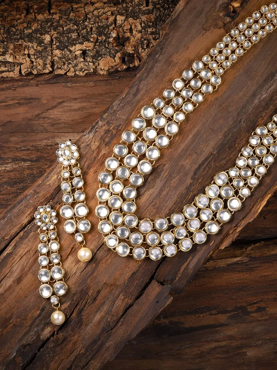 ست جواهرات زنانه ZAVERI PEARLS (طلایی) (ZPFK8671) ست جواهرات زنانه ZAVERI PEARLS (طلایی) (ZPFK8671)