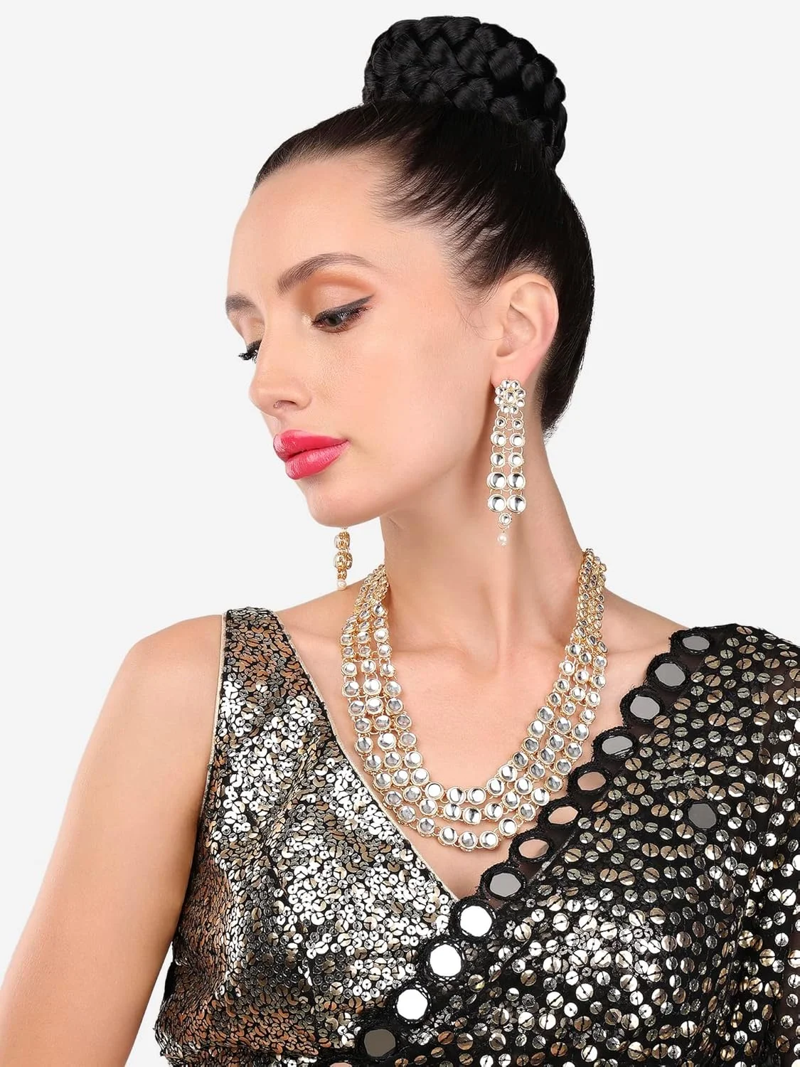 ست جواهرات زنانه ZAVERI PEARLS (طلایی) (ZPFK8671) ست جواهرات زنانه ZAVERI PEARLS (طلایی) (ZPFK8671)