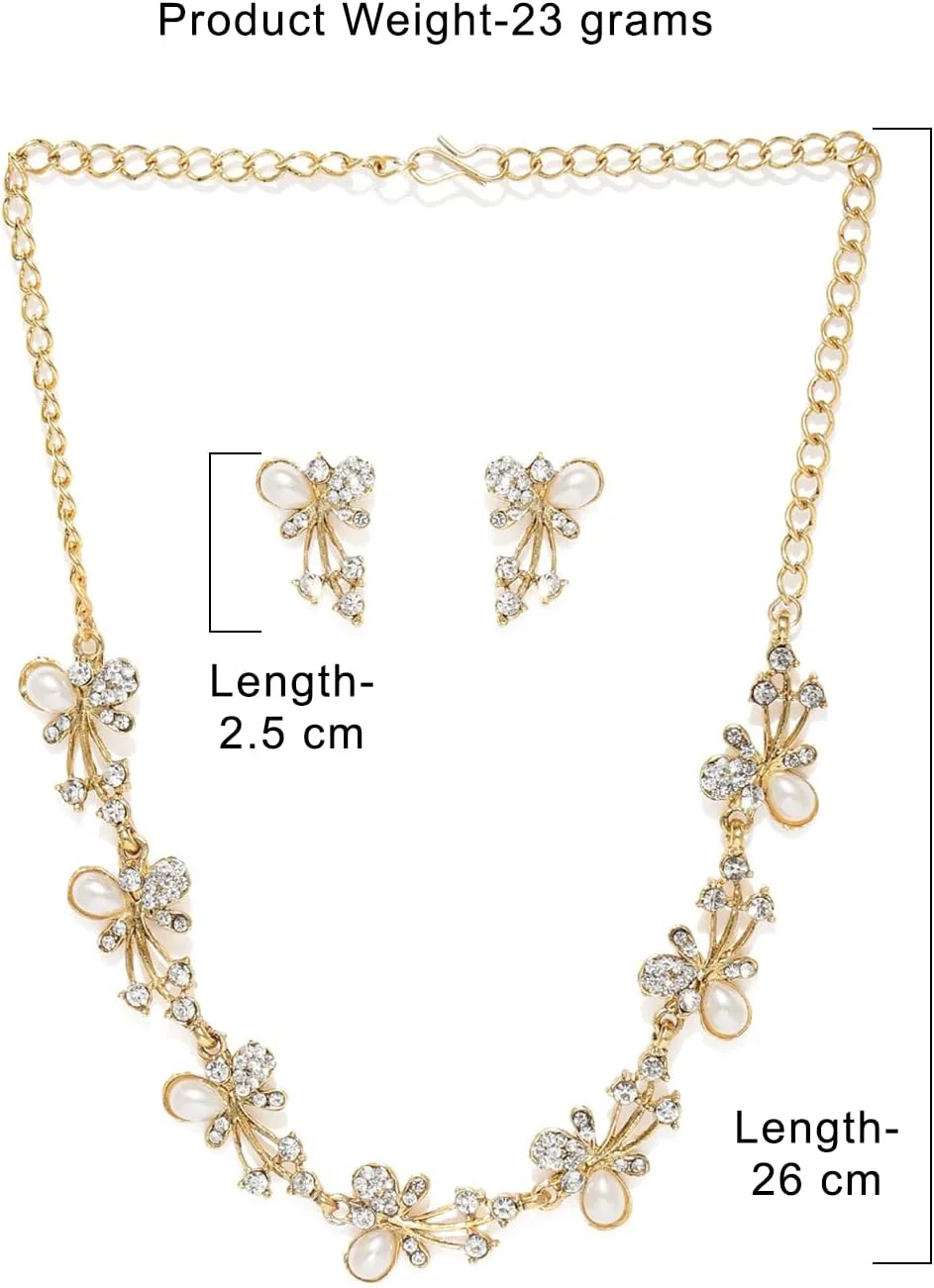 ست جواهرات زنانه ZAVERI PEARLS (طلایی) (ZPFK5216) ست جواهرات زنانه ZAVERI PEARLS (طلایی) (ZPFK5216)