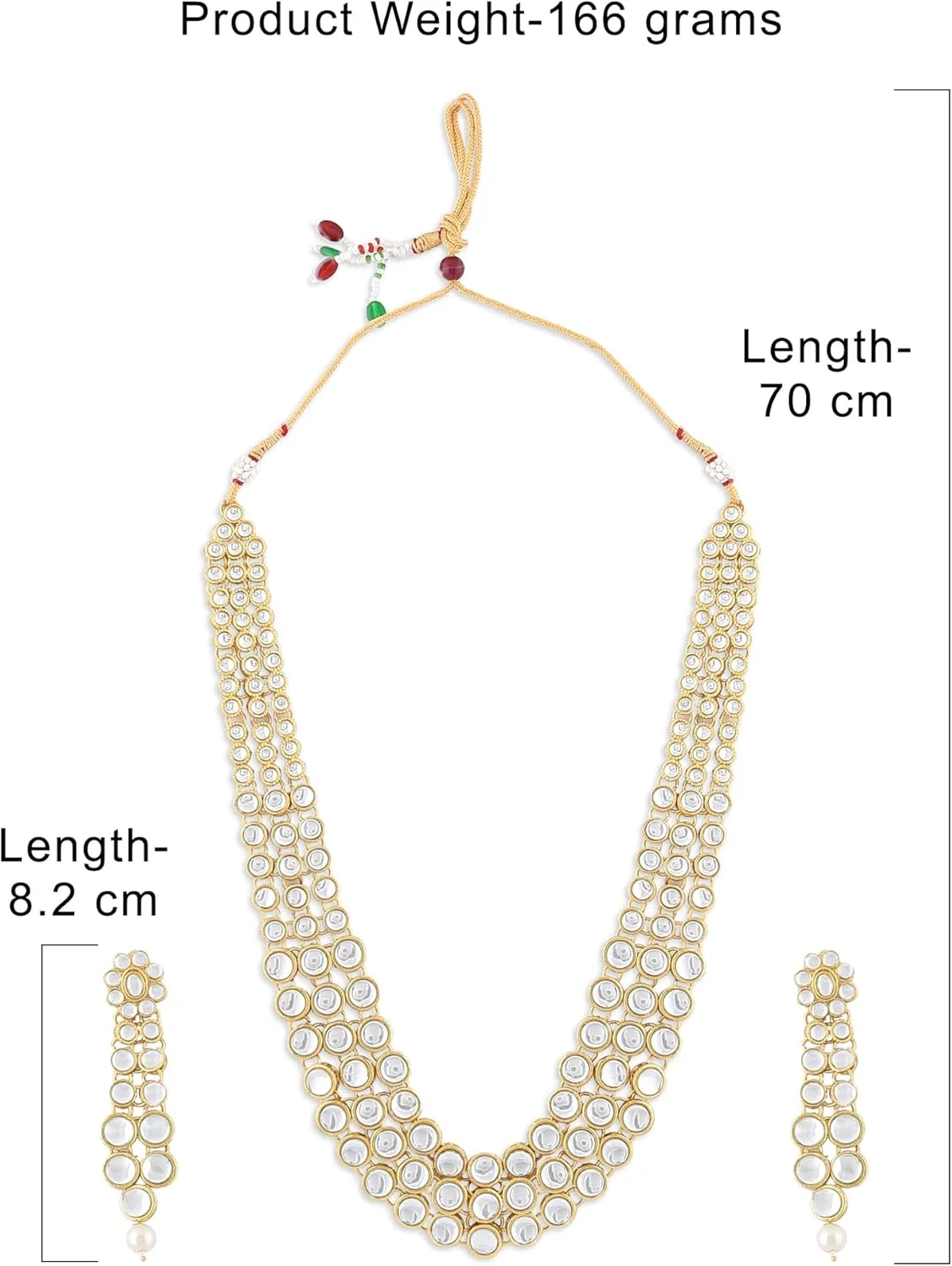 ست جواهرات زنانه ZAVERI PEARLS (طلایی) (ZPFK8671) ست جواهرات زنانه ZAVERI PEARLS (طلایی) (ZPFK8671)