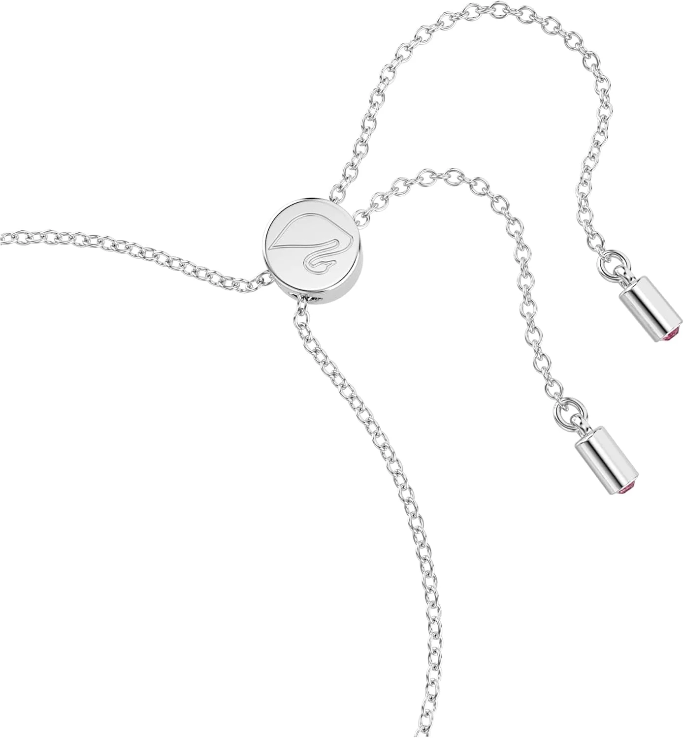 دستبند پاپیونی Swarovski Lifelong، پاپیون، صورتی، روکش رودیوم