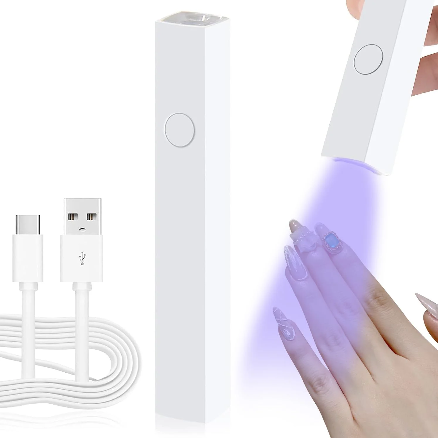 چراغ UV LED ناخن کوچک Angju برای ناخن های ژلی، چراغ UV دستی برای ناخن، خشک کن ناخن USB برای خشک کردن سریع، چراغ UV LED ژلی قابل حمل برای ناخن ها برای DIY در سالن ناخن خانگی چراغ UV LED ناخن کوچک Angju برای ناخن های ژلی، چراغ UV دستی برای ناخن، خشک کن ناخن USB برای خشک کردن سریع، چراغ UV LED ژلی قابل حمل برای ناخن ها برای DIY در سالن ناخن خانگی