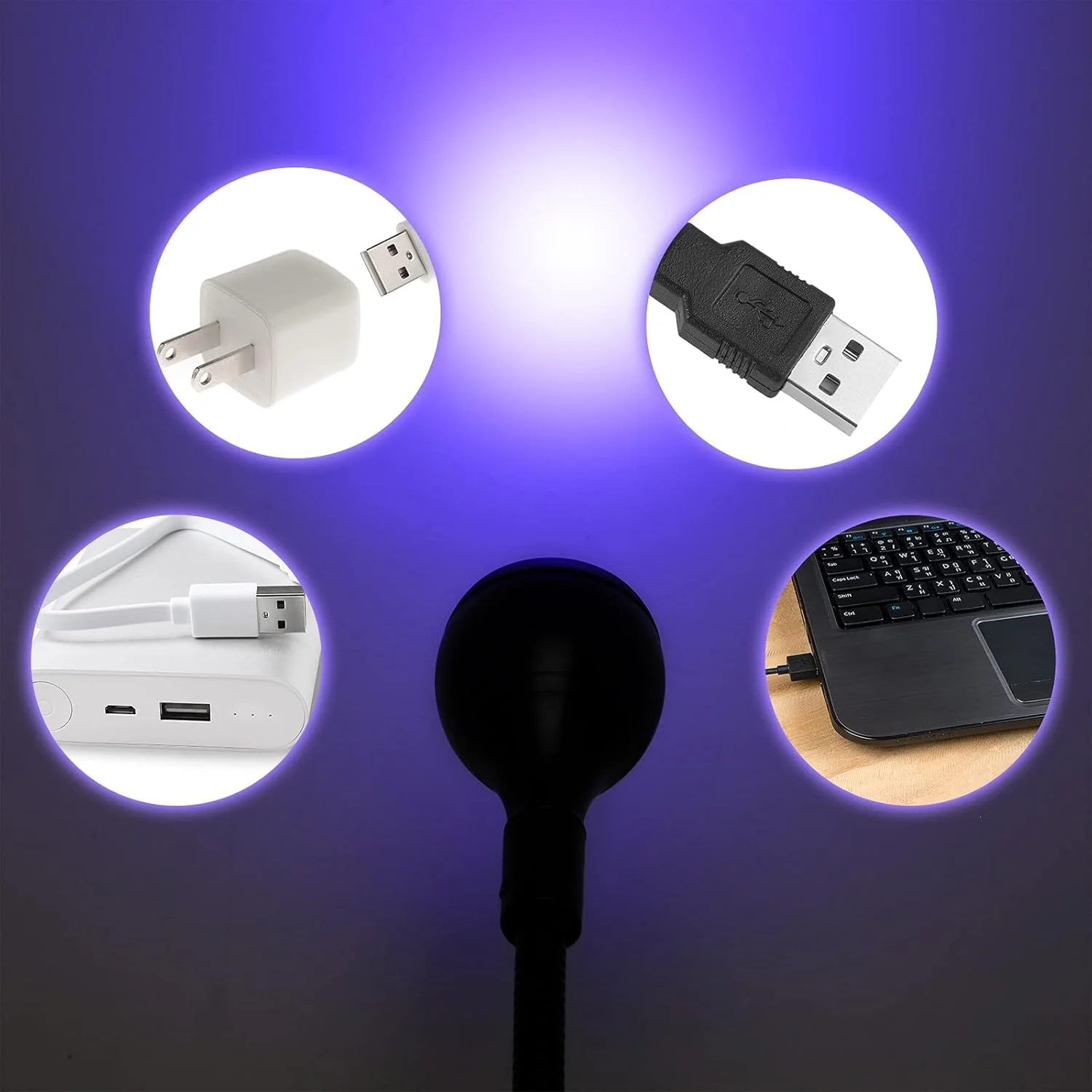 چراغ LED UV KASTWAVE برای خشک کردن چسب، چراغ LED UV با تراشه بزرگ 395 نانومتری با گردن غازی و گیره، چراغ رومیزی کوچک قابل حمل با گردن غازی برای خشک کردن ژل ناخن در فضای باز، ورودی USB 5 ولت - مشکی چراغ LED UV KASTWAVE برای خشک کردن چسب، چراغ LED UV با تراشه بزرگ 395 نانومتری با گردن غازی و گیره، چراغ رومیزی کوچک قابل حمل با گردن غازی برای خشک کردن ژل ناخن در فضای باز، ورودی USB 5 ولت - مشکی
