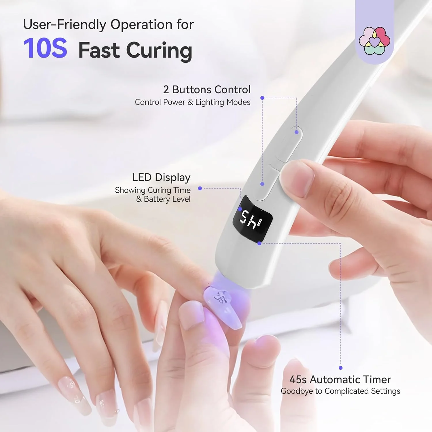 چراغ UV LED ناخن مینی برای ناخن های ژلی، چراغ UV ناخن دستی با خشک شدن سریع، چراغ ژلی مسافرتی، چراغ LED قابل حمل شارژی بی سیم، برای مانیکور خانگی DIY، مراقبت از ناخن در خانه چراغ UV LED ناخن مینی برای ناخن های ژلی، چراغ UV ناخن دستی با خشک شدن سریع، چراغ ژلی مسافرتی، چراغ LED قابل حمل شارژی بی سیم، برای مانیکور خانگی DIY، مراقبت از ناخن در خانه