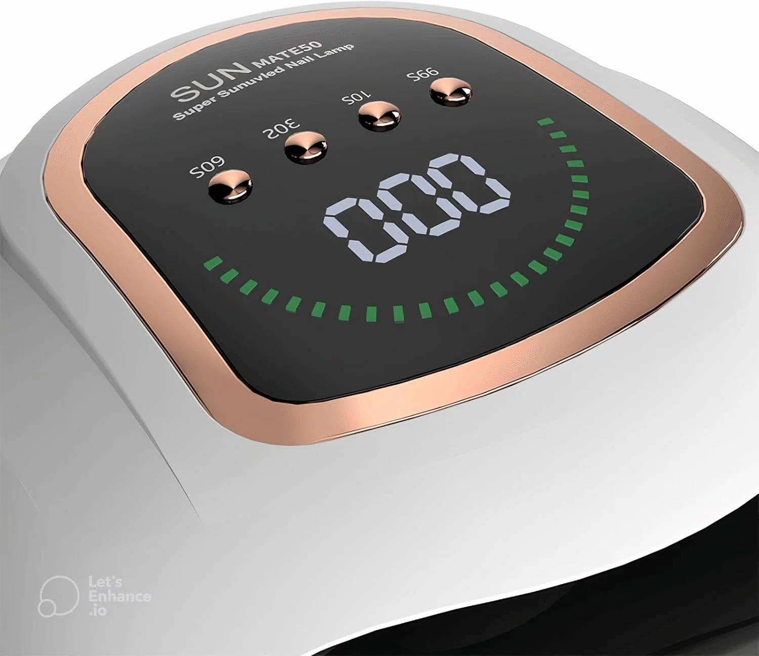 دستگاه خشک کن لاک ژل ناخن UV/LED مدل Mate50، دو کاره، دارای تایمر و سنسور حرکتی – خشک کردن سریع برای دست و پا، طراحی جمع و جور و چند منظوره – به همراه یک عدد بیس کت رایگان