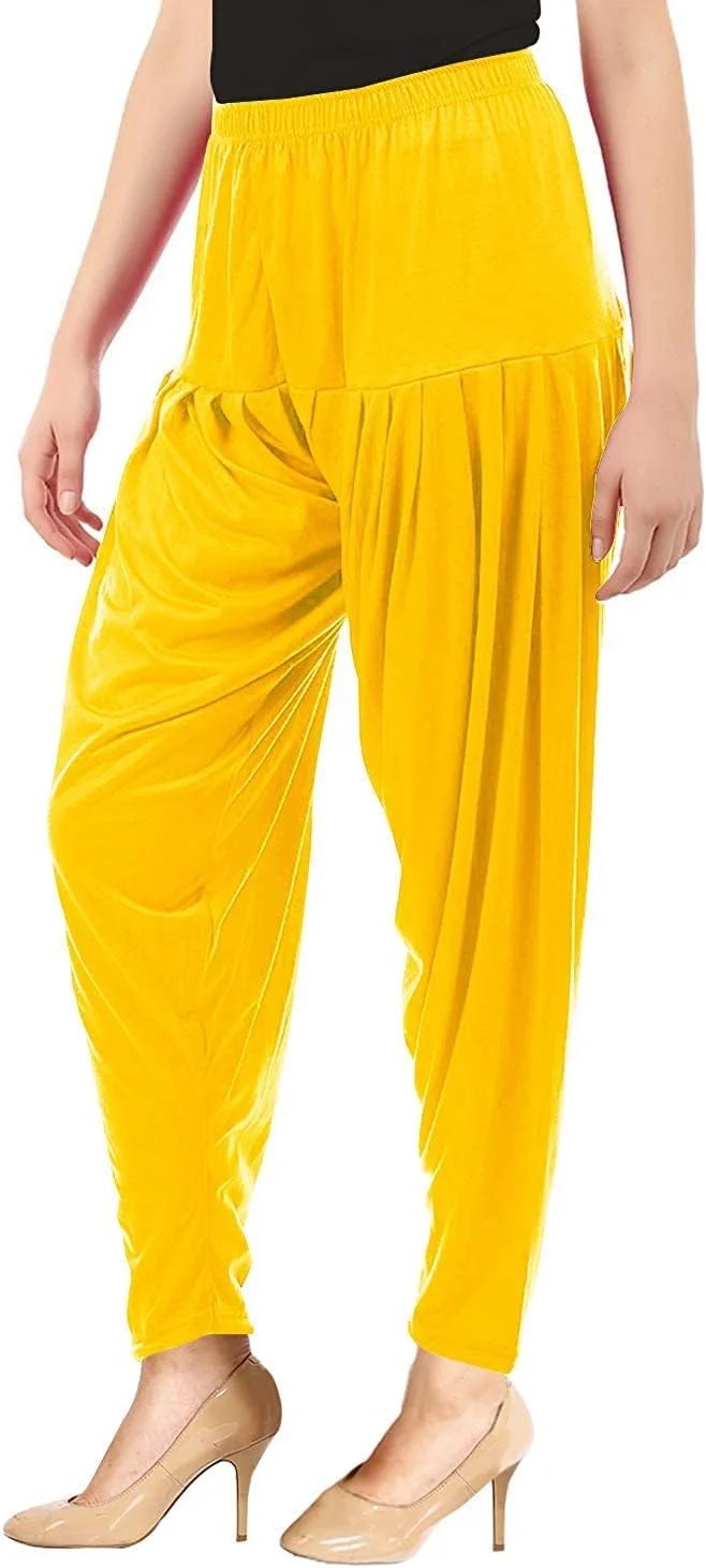 شلوار پاتیالا زنانه Stylesindia، پارچه کشی فوق العاده پنبه ای لیکرا، سایز کمر 26-36 شلوار پاتیالا زنانه Stylesindia، پارچه کشی فوق العاده پنبه ای لیکرا، سایز کمر 26-36