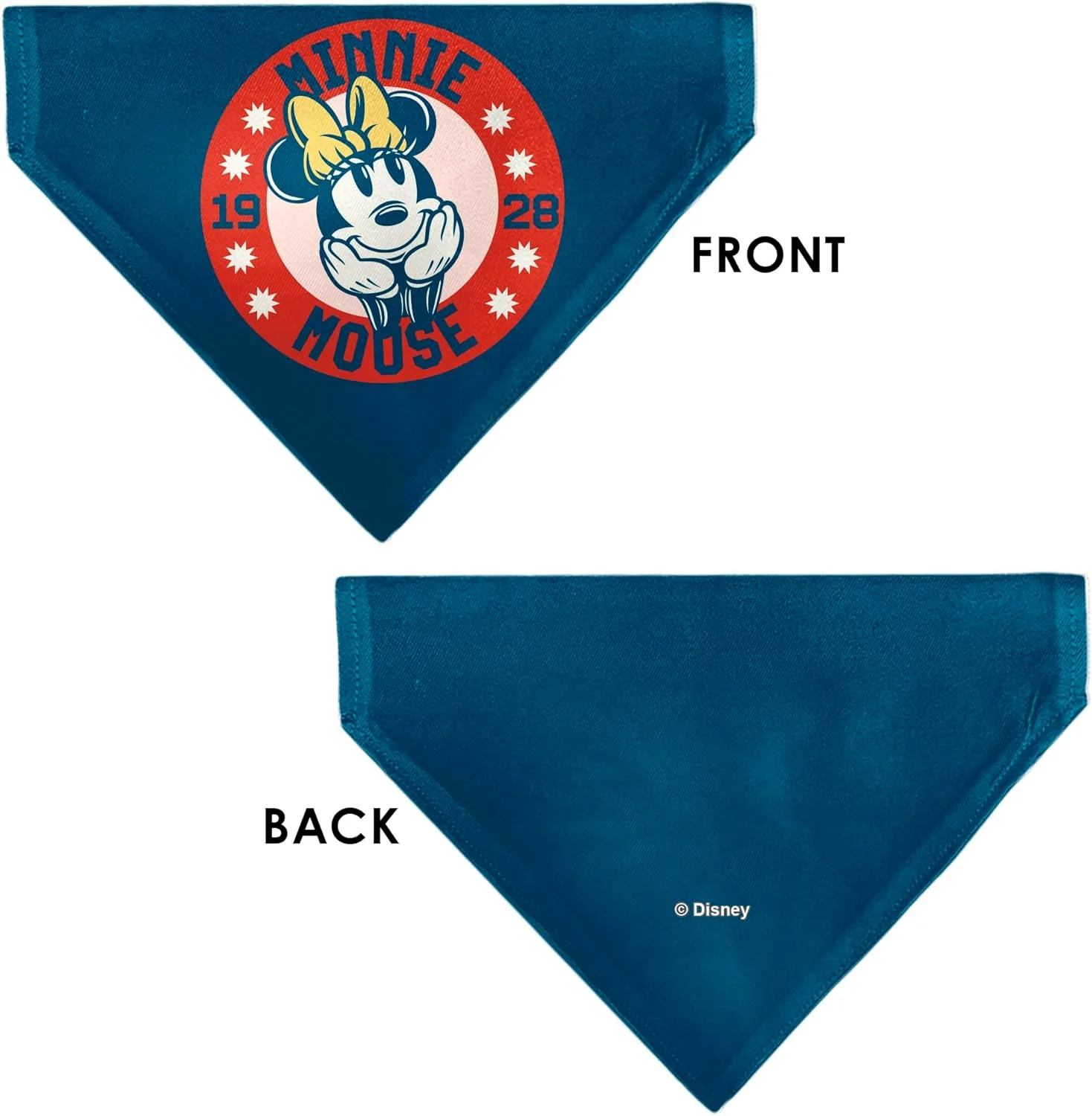 دستمال گردن سگ باکل داون دیزنی طرح مینی موس 1928 ژست رویایی آبی قرمز سفید زرد مدل سُر خوردن روی قلاده دستمال گردن سگ باکل داون دیزنی طرح مینی موس 1928 ژست رویایی آبی قرمز سفید زرد مدل سُر خوردن روی قلاده