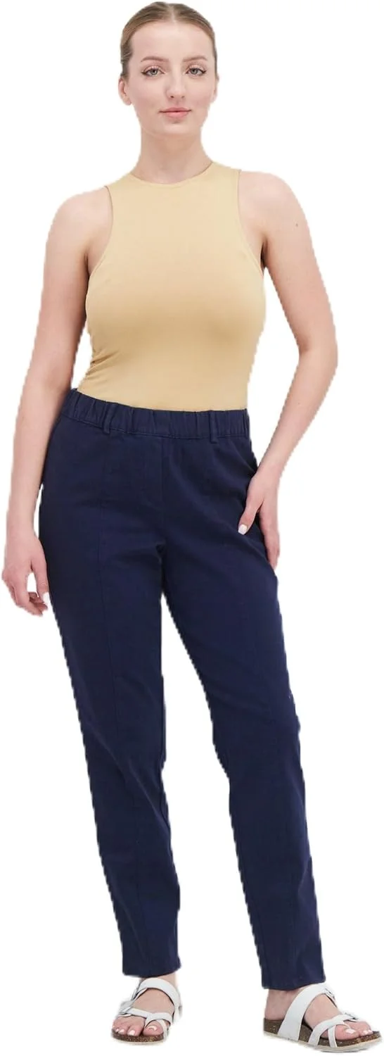 شلوار پارچه ای زنانه چیبو، مدل Slim Fit، ساده، سرمه ای، سایز 38 (S) شلوار پارچه ای زنانه چیبو، مدل Slim Fit، ساده، سرمه ای، سایز 38 (S)