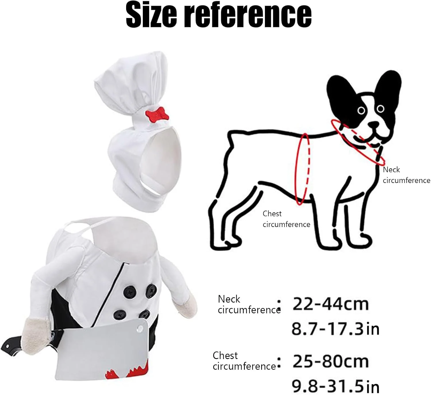 لباس هالووین سگ - لباس سرآشپز برای حیوانات خانگی، مناسب هالووین و نقش آفرینی - لباس های خنده دار و قابل تنظیم با پیراهن سرآشپز، مناسب سگ های بزرگ، متوسط و کوچک برای تولد و عکاسی لباس هالووین سگ - لباس سرآشپز برای حیوانات خانگی، مناسب هالووین و نقش آفرینی - لباس های خنده دار و قابل تنظیم با پیراهن سرآشپز، مناسب سگ های بزرگ، متوسط و کوچک برای تولد و عکاسی