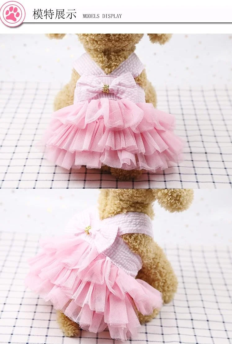 لباس سگ توله سگ شیرین Nvzi-b، دامن سگ لباس گربه پرنسس زیبا برای سگ های دختر کوچک (XL، A03) لباس سگ توله سگ شیرین Nvzi-b، دامن سگ لباس گربه پرنسس زیبا برای سگ های دختر کوچک (XL، A03)