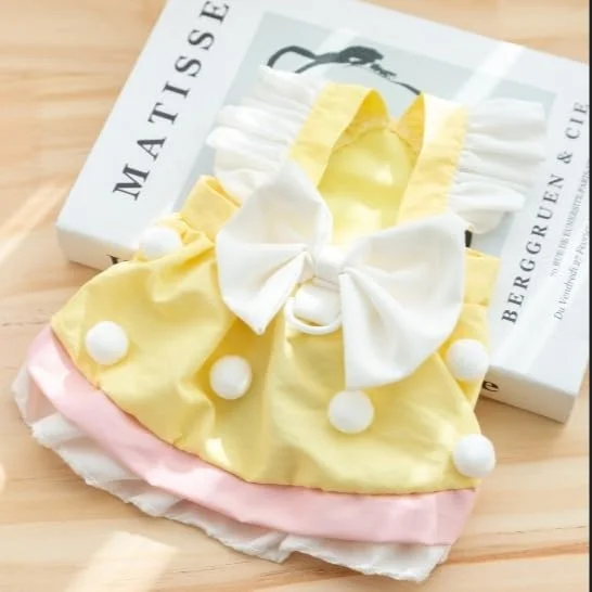 لباس سگ توله سگ شیرین Nvzi-b، دامن سگ لباس گربه پرنسس زیبا برای سگ های دختر کوچک (A71, XXL)