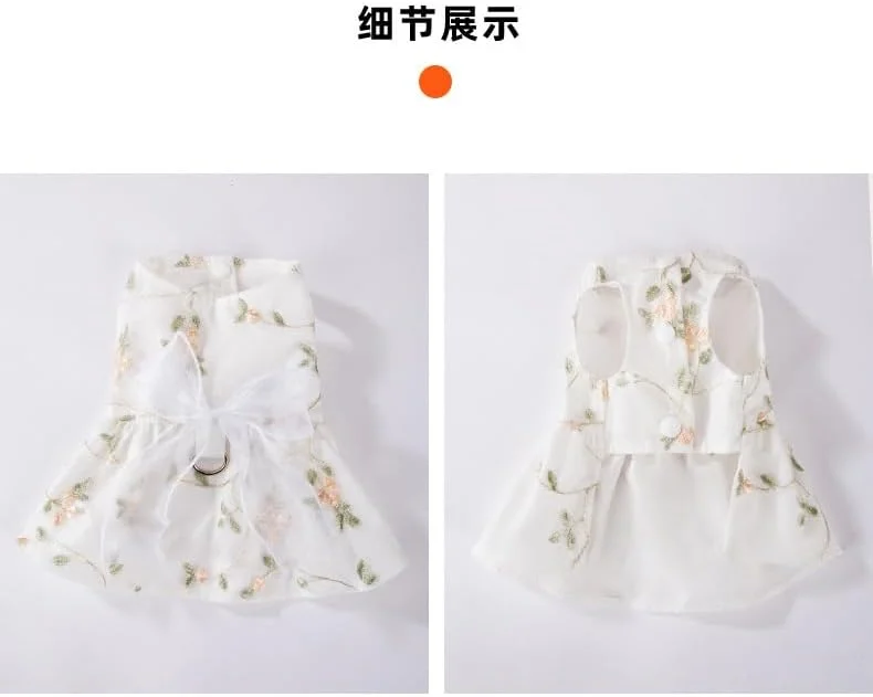 لباس سگ توله سگ شیرین Nvzi-b، دامن سگ لباس گربه پرنسس زیبا برای سگ های دختر کوچک (A63, L) لباس سگ توله سگ شیرین Nvzi-b، دامن سگ لباس گربه پرنسس زیبا برای سگ های دختر کوچک (A63, L)