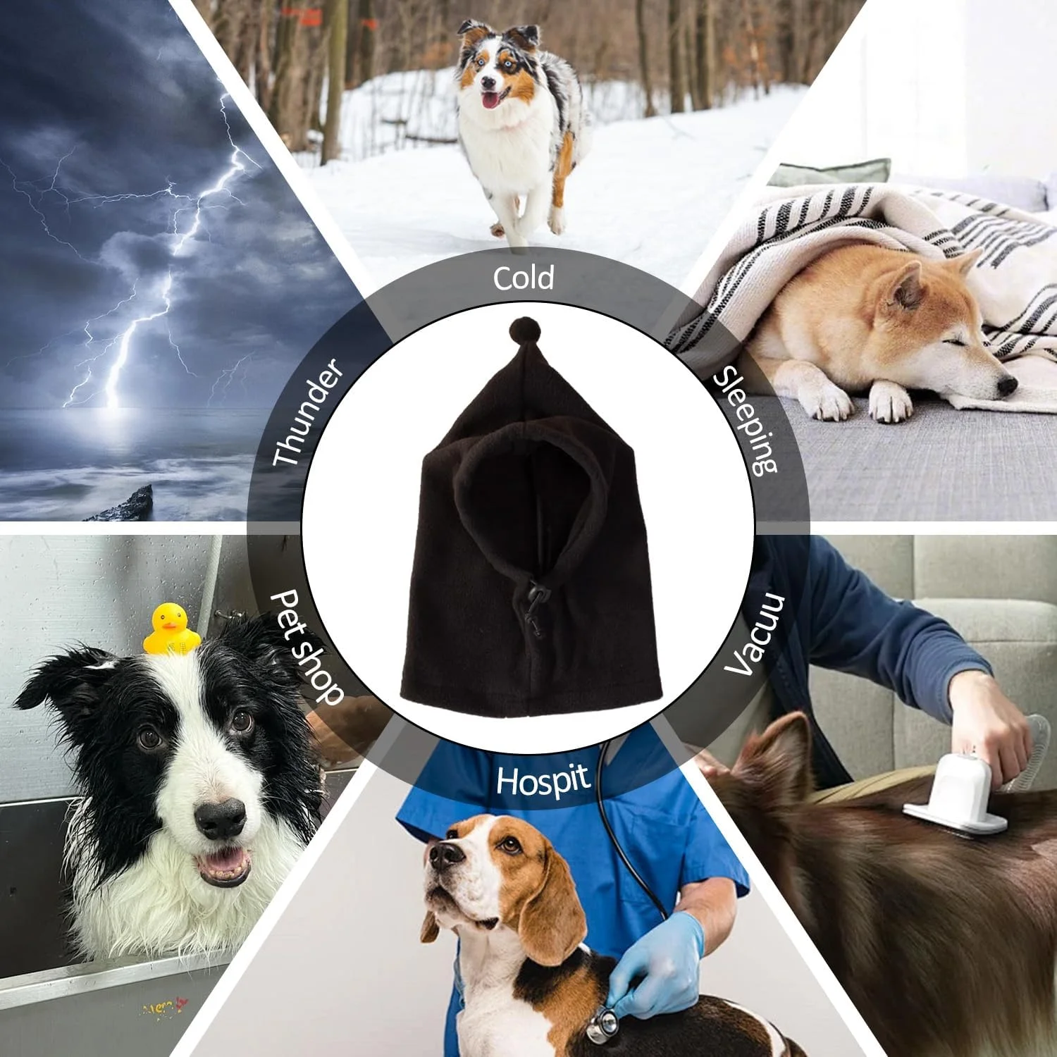 محافظ گوش سگ، گرم کننده گردن و گوش سگ | محافظ گوش سگ برای کاهش اضطراب و محافظت در برابر سر و صدا، کلاه بافتنی سگ، مناسب برای پیاده روی در فضای باز محافظ گوش سگ، گرم کننده گردن و گوش سگ | محافظ گوش سگ برای کاهش اضطراب و محافظت در برابر سر و صدا، کلاه بافتنی سگ، مناسب برای پیاده روی در فضای باز