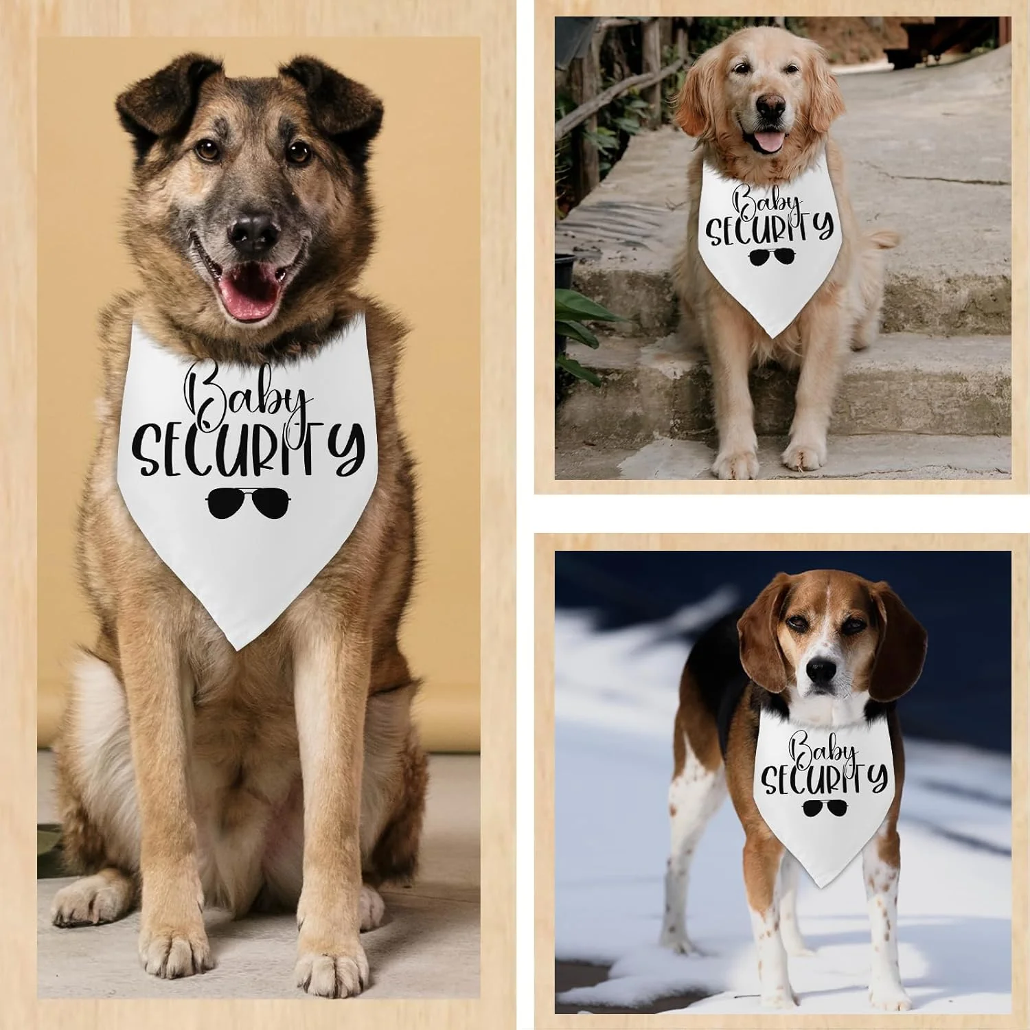 دستمال گردن سگ سفید طرح سگ کودک، اکسسوری عکس بارداری و تعیین جنسیت، هدیه برای صاحبان حیوانات خانگی دستمال گردن سگ سفید طرح سگ کودک، اکسسوری عکس بارداری و تعیین جنسیت، هدیه برای صاحبان حیوانات خانگی