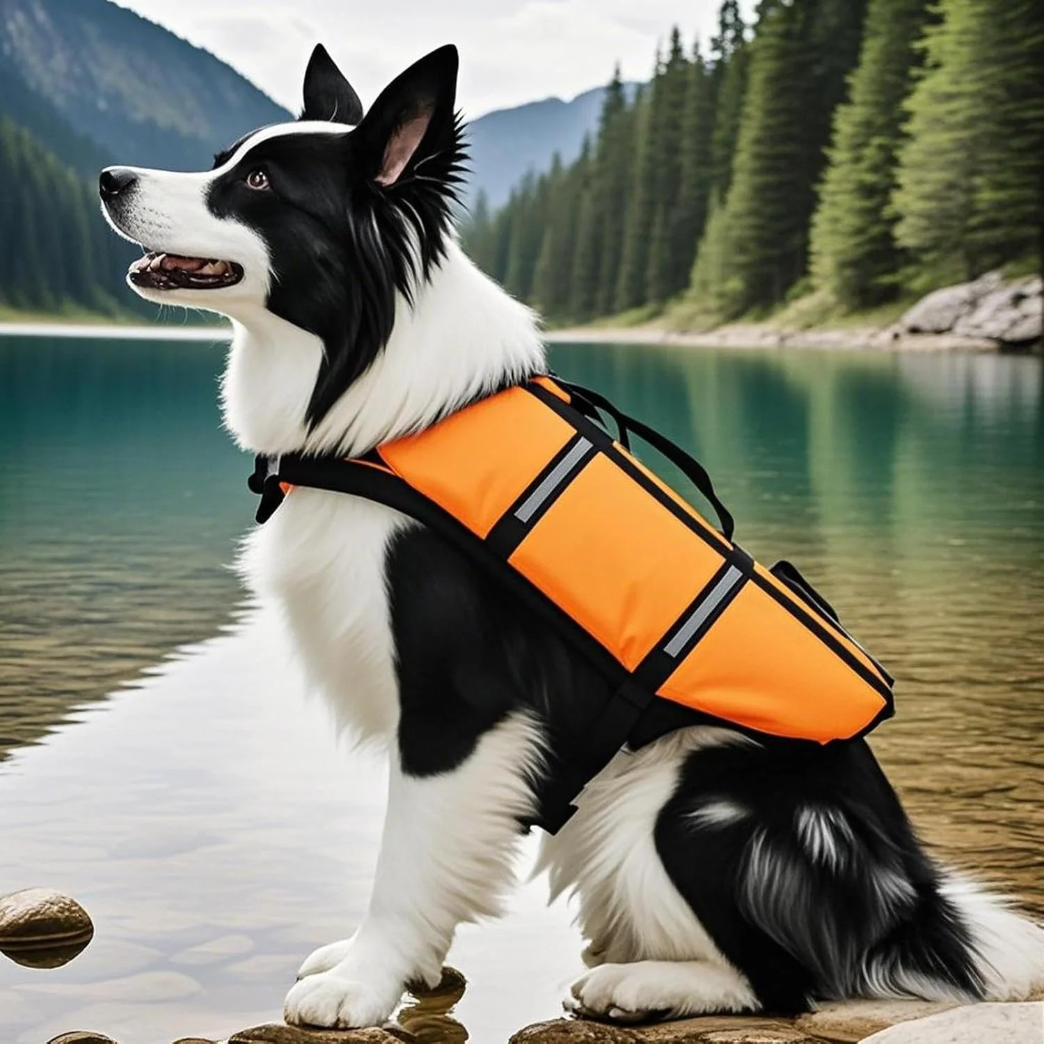 جلیقه نجات سگ برای شنا، لباس شنای شناور برای حیوانات خانگی، لباس شنای ایمنی حیوانات خانگی در فضای باز، لباس شناوری سگ برای ورزش های آبی ساحلی جلیقه نجات سگ برای شنا، لباس شنای شناور برای حیوانات خانگی، لباس شنای ایمنی حیوانات خانگی در فضای باز، لباس شناوری سگ برای ورزش های آبی ساحلی