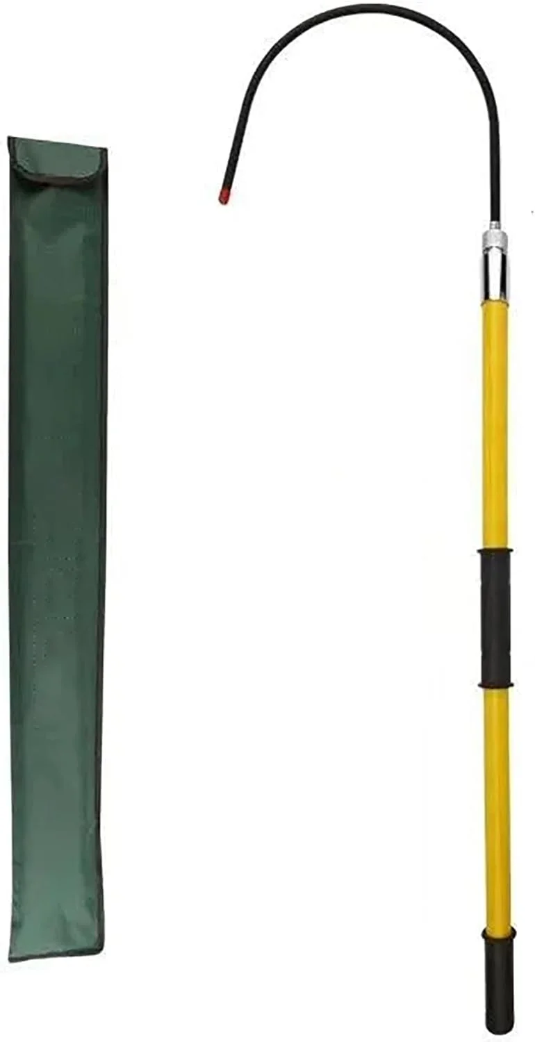 قلاب نجات 3 متری عایق ولتاژ بالا، قلاب نجات عایق ولتاژ بالا، قلاب نجات ضد برق گرفتگی آتش نشان و برقکار، دهانه 45 سانتی متری