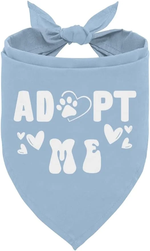 ZPPRJF دستمال گردن سگ طرح Adopt me، دستمال گردن سگ آبی آسمانی، لوازم جانبی روسری سگ خانگی، روسری مثلثی سگ خانگی، دستمال گردن سگ بامزه و خنده دار، دستمال گردن سگ برای سگ های کوچک، متوسط و بزرگ، هدیه برای دوستداران سگ (E52) ZPPRJF دستمال گردن سگ طرح Adopt me، دستمال گردن سگ آبی آسمانی، لوازم جانبی روسری سگ خانگی، روسری مثلثی سگ خانگی، دستمال گردن سگ بامزه و خنده دار، دستمال گردن سگ برای سگ های کوچک، متوسط و بزرگ، هدیه برای دوستداران سگ (E52)
