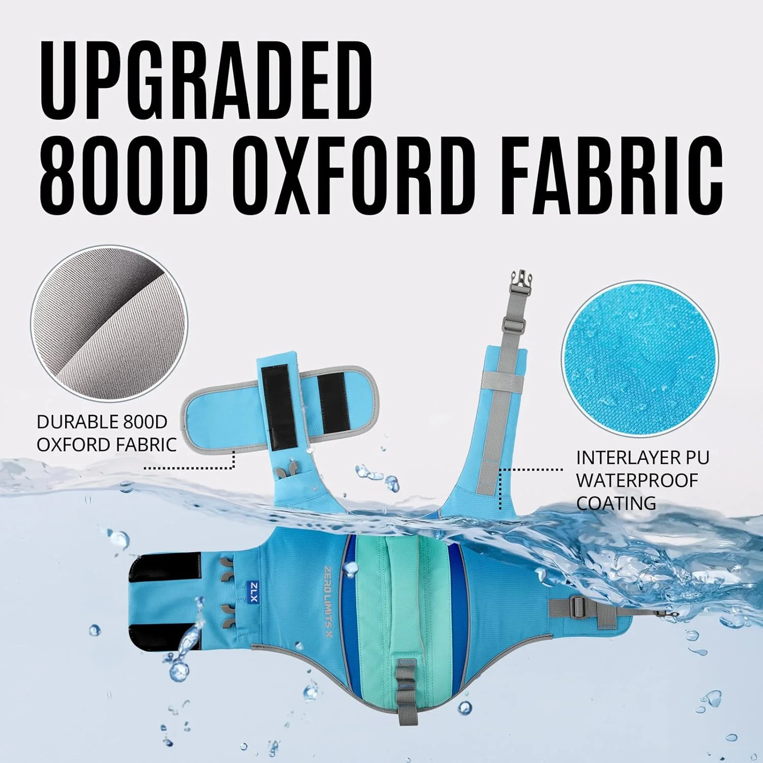 جلیقه نجات سگ ZLX، جلیقه سگ با دسته ایمن، جلیقه نجات مقاوم در برابر پارگی برای سگ های کوچک، متوسط و بزرگ، جلیقه نجات سبک وزن قابل تنظیم حیوانات خانگی، شنا، قایق سواری، ایمنی در آب جلیقه نجات سگ ZLX، جلیقه سگ با دسته ایمن، جلیقه نجات مقاوم در برابر پارگی برای سگ های کوچک، متوسط و بزرگ، جلیقه نجات سبک وزن قابل تنظیم حیوانات خانگی، شنا، قایق سواری، ایمنی در آب