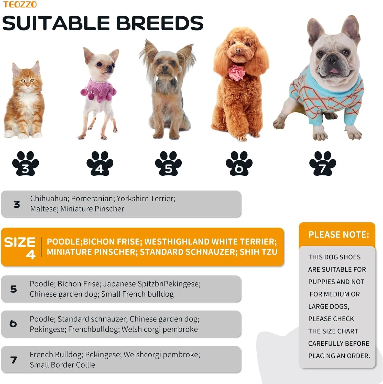 کفش سگ Zuooiec Direct محافظ پنجه در برابر آسفالت داغ، چکمه های سگ و گربه تابستانی با زیره ضد لغزش و نوارهای بازتابنده برای سگ های کوچک و متوسط، 4 عدد (مشکی، شماره 4) کفش سگ Zuooiec Direct محافظ پنجه در برابر آسفالت داغ، چکمه های سگ و گربه تابستانی با زیره ضد لغزش و نوارهای بازتابنده برای سگ های کوچک و متوسط، 4 عدد (مشکی، شماره 4)