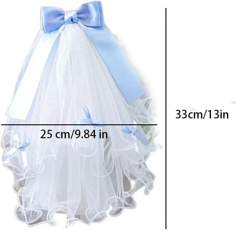 zaoalife Dog Bride Costume,Pet Wedding Veil,Veil with Clip, Dog Hair Bow for Small Medium Large Dog zaoalife Dog Bride Costume,Pet Wedding Veil,Veil with Clip, Dog Hair Bow for Small Medium Large Dog
