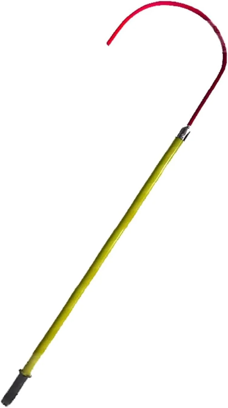 قلاب نجات عایق ولتاژ بالا - قلاب ایمنی الکتریکی جداشدنی با دسته ضد لغزش برای مراقبت اضطراری نیروگاه (زرد 2 متر)