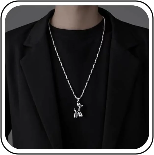 گردنبند آویز سگ بادکنکی فلزی وینتیج Yheakne، گردنبند سگ بادکنکی نقره ای، گردنبند پودل بادکنکی سه بعدی، گردنبند چوکر توله سگ حیوانی، جواهرات برای زنان گردنبند آویز سگ بادکنکی فلزی وینتیج Yheakne، گردنبند سگ بادکنکی نقره ای، گردنبند پودل بادکنکی سه بعدی، گردنبند چوکر توله سگ حیوانی، جواهرات برای زنان