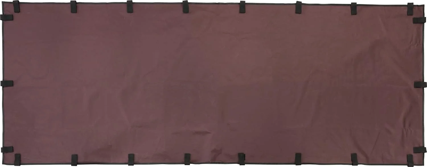 سایبان لانه سگ تریکسی، پنل های جانبی محافظ در برابر تمام شرایط آب و هوایی، مناسب برای لانه 2.5x2.5x3 فوت، کوچک