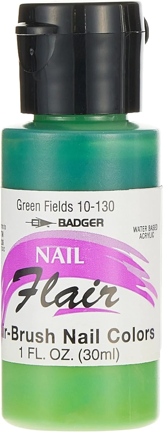 مجموعه رنگ ایربراش ناخن BADGER Nail Flair، ۱۲ رنگ مجموعه رنگ ایربراش ناخن BADGER Nail Flair، ۱۲ رنگ